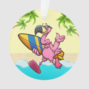 Flamants roses amusants