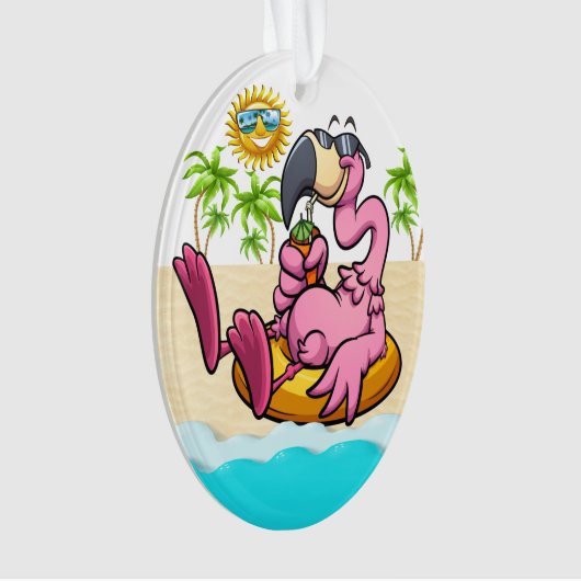 Flamants roses amusants (devant)