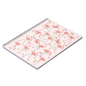 Flamants roses carnet rose (Côté gauche)