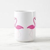 Flamants roses de baiser Mug romantique (Centre)