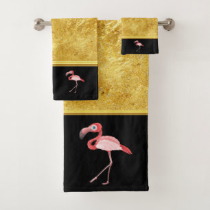 Flamants roses de couleur rose multiple avec yeux