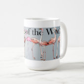 Flamants roses de la tasse du monde (Devant droit)