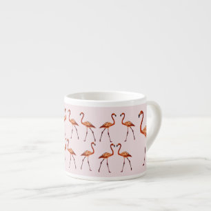 Flamants roses Dessin Espresso Mug