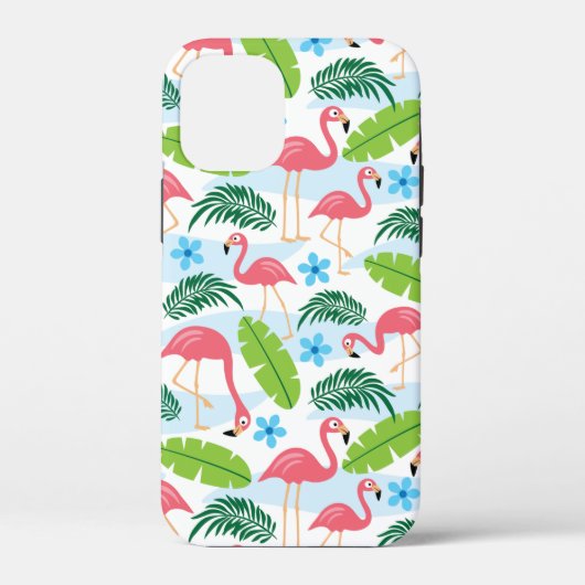 Flamants roses en Paradise Coque-Mate coque iphone (Verso)
