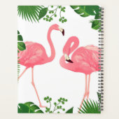 Flamants roses et Feuilles tropicaux (Dos)