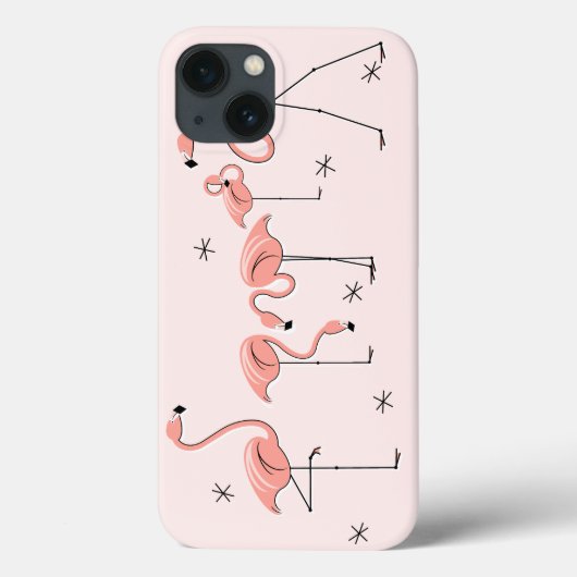 Flamants roses Groupe rose iPad Mini coque (Verso)