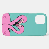 Flamants roses iPhone 12 Coque (Verso (horizontal))