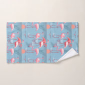 FLAMANTS ROSES MOTIF 1 (Serviette à main)
