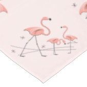 Flamants roses Nappe de bordure rose (Angle)