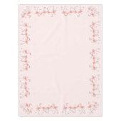 Flamants roses Nappe de bordure rose (Devant)