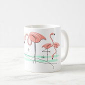 Flamants roses Ocean Trio 3 mug (Devant droit)