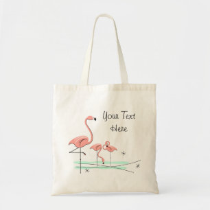 Flamants roses Ocean Trio 4 sac fourre-tout 'Texte