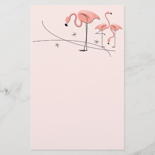Flamants roses Pink Trio 3 papeterie (Devant)