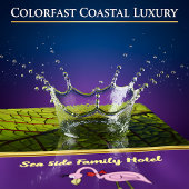 Flamants roses romantiques roses avec feuille de f