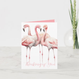 Flamants roses rose tropicale personnalisés