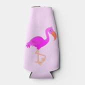 Flamants roses roses Bouteille Glacière de vos cou (Devant)