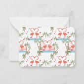Flamants roses roses doux Valentine - Cartes pour (Devant)