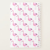 Flamants roses roses | Monogramme (Dos)