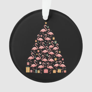 Flamants roses roses Noël Arbre de Noël Fête Noël
