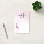 Flamants roses roses Notes post-it personnalisées (Bureau)