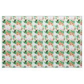 Flamants roses roses, toucans, tissu tropical de (Fat Quarter)