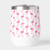 Flamants roses roses tropicaux Monogramme initial (Avant)