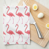 Flamants roses Serviettes de cuisine (Quart Plié)