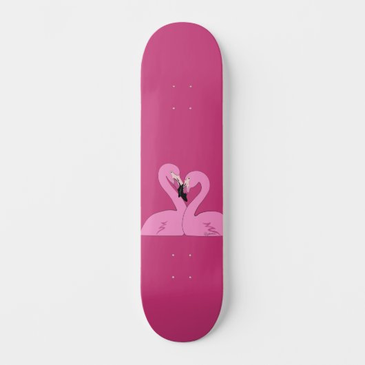 Flamants roses Skateboard (Recto)