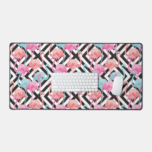 Flamants roses sur Bold Design Motif 2 (Clavier et souris)