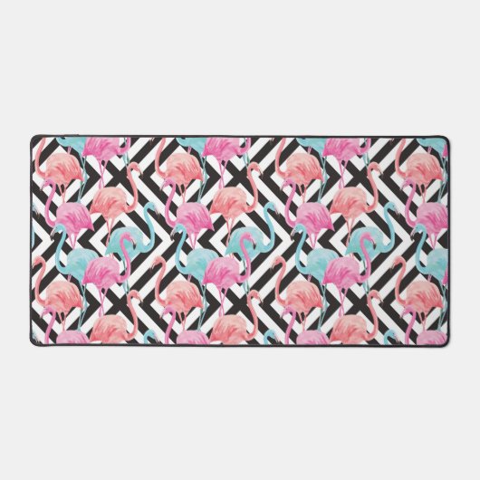 Flamants roses sur Bold Design Motif 2 (Recto)