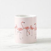 Flamants roses Tasse Ligne rose (Centre)