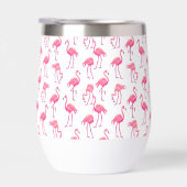 Flamants Roses Tropicaux Monogramme Initiale (Droite)