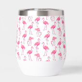 Flamants Roses Tropicaux Monogramme Initiale (Arrière)