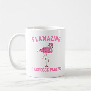 Flamazazing Lacrosse Player Mug