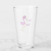 Flamazing Flamingo Glas (Achterkant)