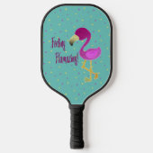 Flamazing Flamingo Pickleball Paddle (Voorkant)