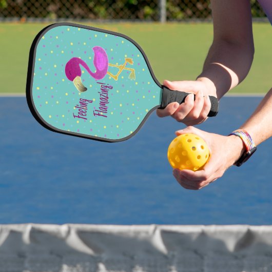 Flamazing Flamingo Pickleball Paddle (Insitu)