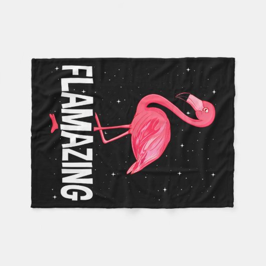Flamazing Nk Flamingo Novelty Flamingo Lover Funny Fleece Deken (Voorkant (Horizontaal))