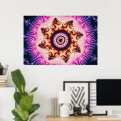 Flambant - Poster fracturé (Bureau à domicile)