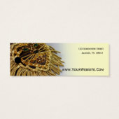 Flambant Rhinestone Lion Bijoux Prix Tags (Dos)