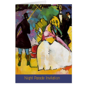 Flambeau bij Mardi Gras Parade Invite, geef ntext