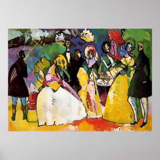 Flambeau bij Mardi Gras Party Poster (Voorkant)