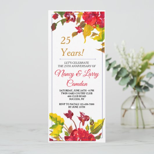 Flambée de Red 2 Invitation (Debout devant)