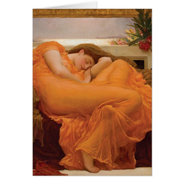 Flamber juin par Frederic Leighton (Devant)