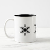 Flambets de neige de vacances Café Mug (Gauche)