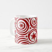 Flambets de neige de vacances Café Mug (Devant gauche)