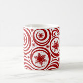 Flambets de neige de vacances Café Mug (Centre)