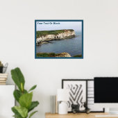 Flamborough Head Chalk Cliffs Poster (Thuiskantoor)