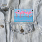 Flamboyance of Flamingos Button (Insitu)