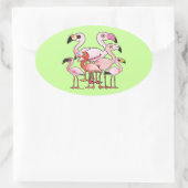 Flamboyance Ovale Sticker (Tas)